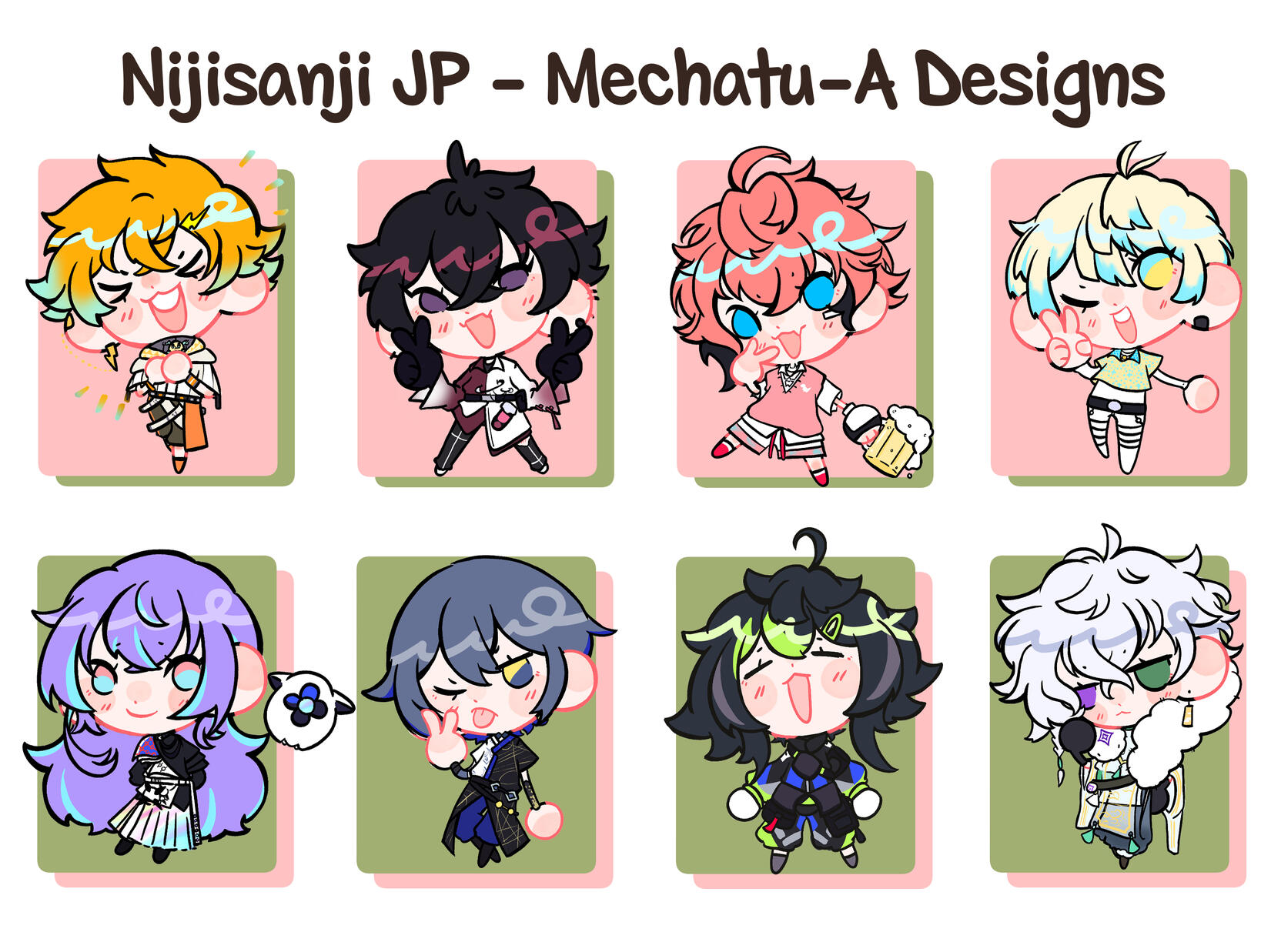 Nijisanji JP - Mechatu-A Designs