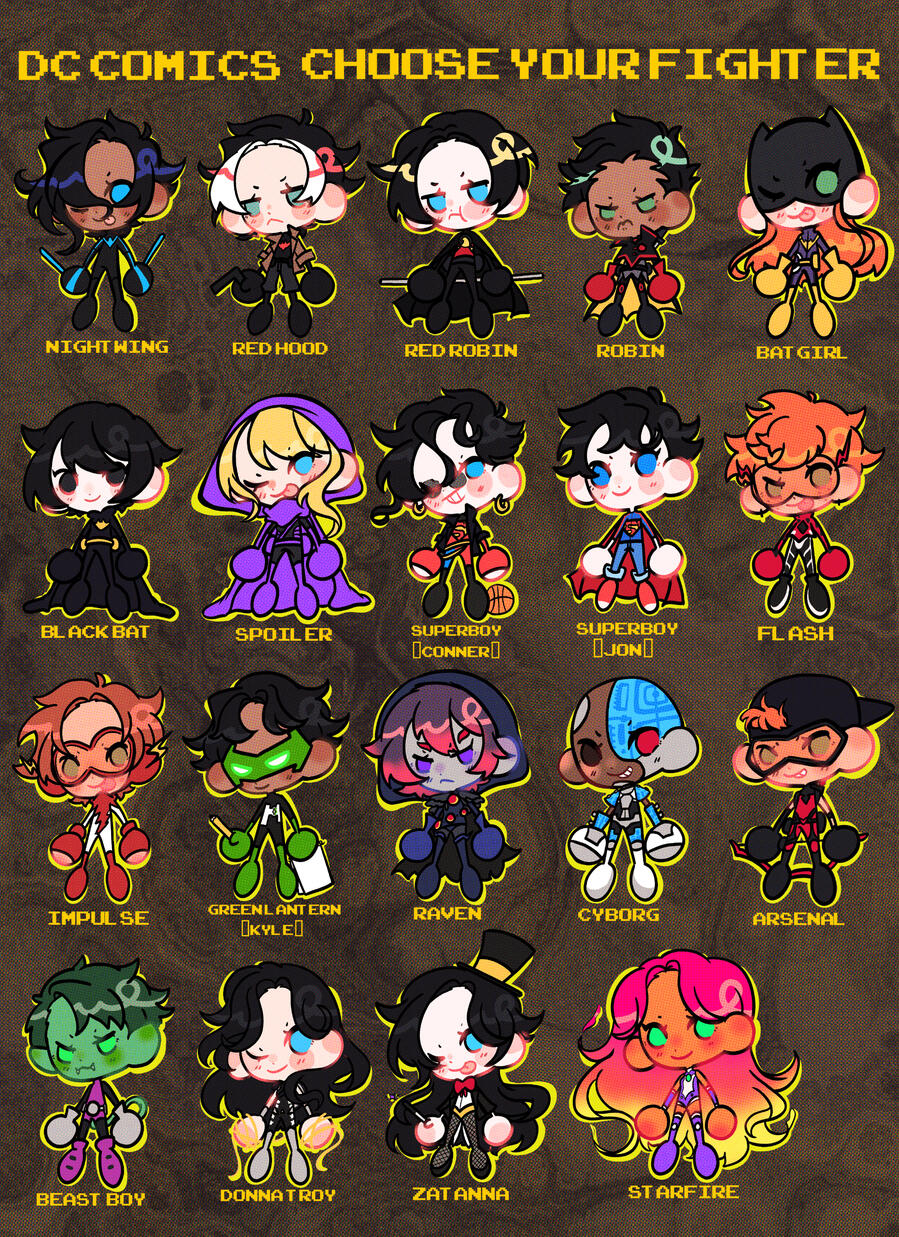 [DC COMICS] Choose Your Fighter